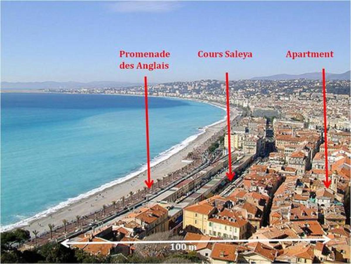 Centrale 2 - F4 Spacieux Et Confortable Au Centre Du Vieux-Nice公寓 外观 照片